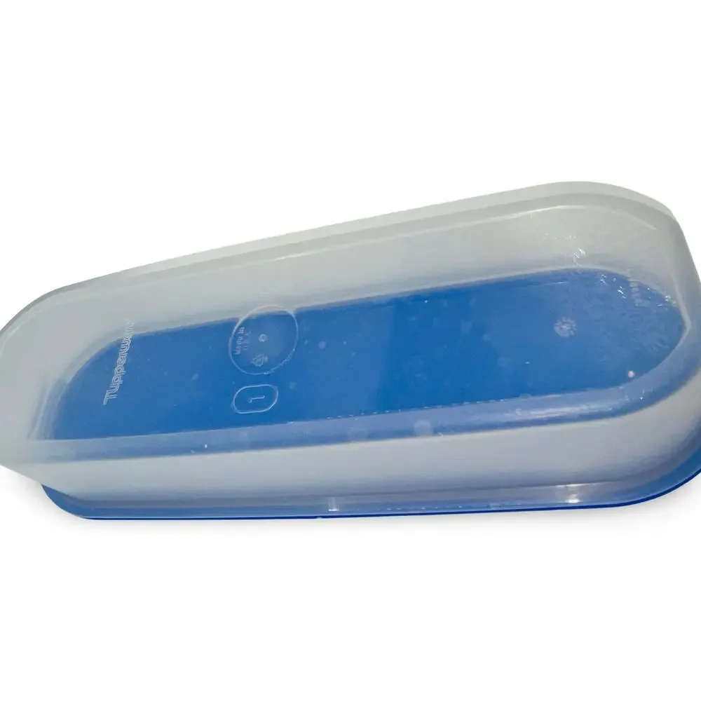 Tupperware Super Oval 1 Modular Mate Container Lid 2399A 2402A Royal Blue Pantry